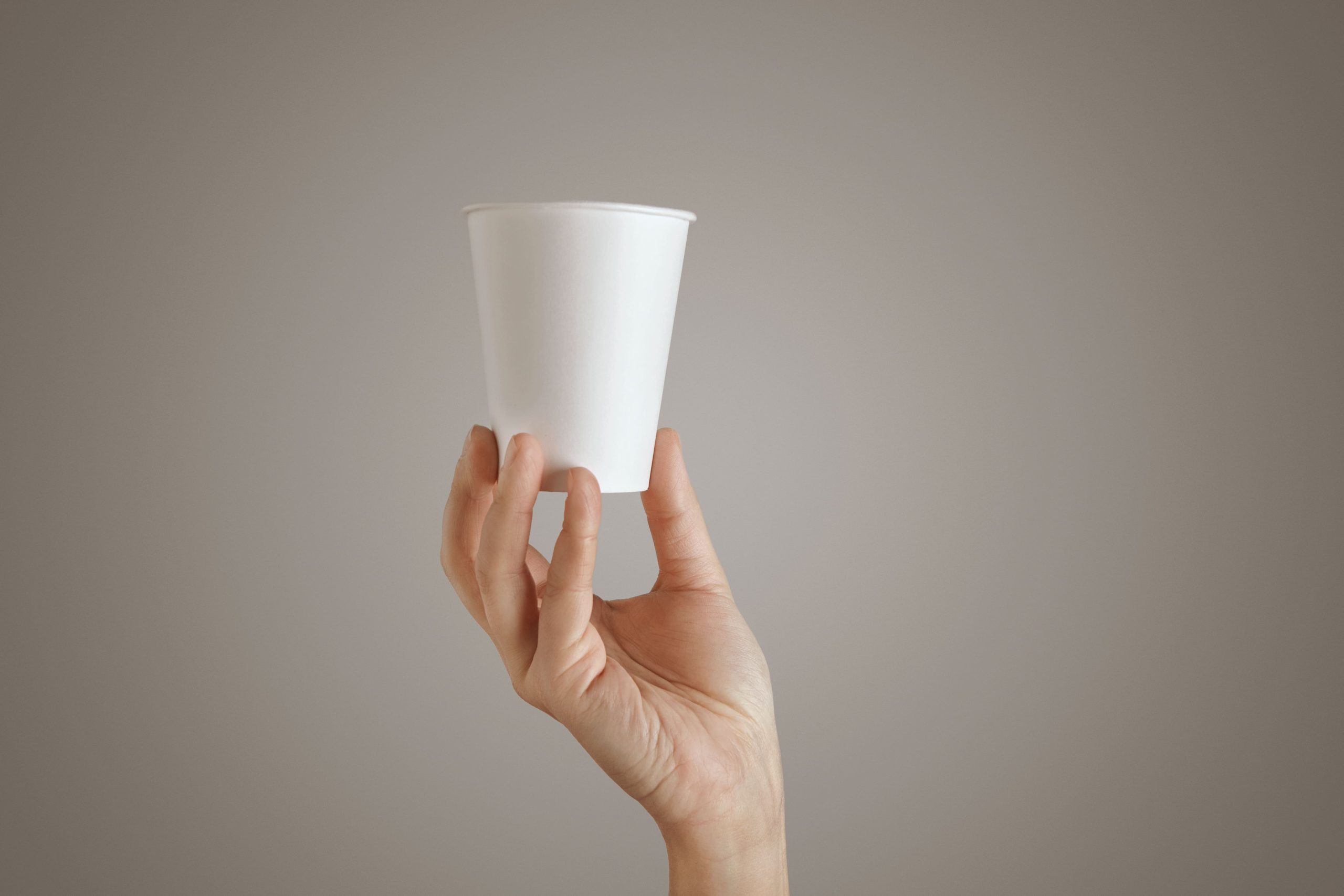 White cup with Hand - GPP